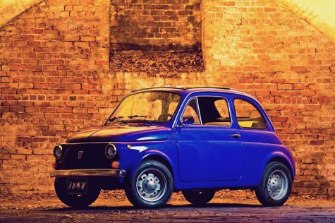 1973 fiat 500 R with 650cc engine that has undergone a complete restoration